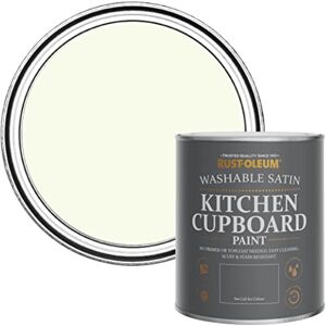 Rust-Oleum Light Green Scrubbable Kitchen Cupboard Paint in Satin Finish Apple Blossom 750ml Rust-Oleum Light Green Scrubbable Kitchen Cupboard Paint in Satin Finish Apple Blossom 750ml