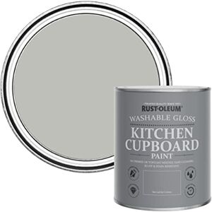 Rust-Oleum Grey Kitchen Cupboard Paint in Gloss Finish Flint 750ml Rust-Oleum Grey Kitchen Cupboard Paint in Gloss Finish Flint 750ml