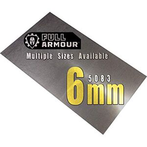 Full Armour 6mm Aluminium plate sheet Grade 5083 (300mm x 150mm) Full Armour 6mm Aluminium plate sheet Grade 5083 (300mm x 150mm)