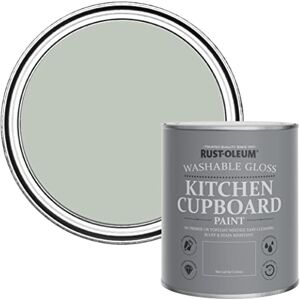 Rust-Oleum Green Kitchen Cupboard Paint in Gloss Finish Chalk Green 750ml Rust-Oleum Green Kitchen Cupboard Paint in Gloss Finish Chalk Green 750ml