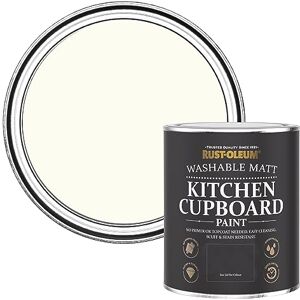 Rust-Oleum Off White Kitchen Cupboard Paint in Matt Finish Porcelain 750ml Rust-Oleum Off White Kitchen Cupboard Paint in Matt Finish Porcelain 750ml