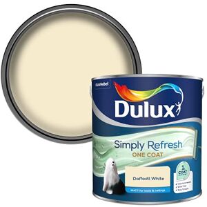 Dulux 5382904 Simply Refresh Matt Emulsion Paint, Daffodil White, 2.5 L Dulux 5382904 Simply Refresh Matt Emulsion Paint, Daffodil White, 2.5 L