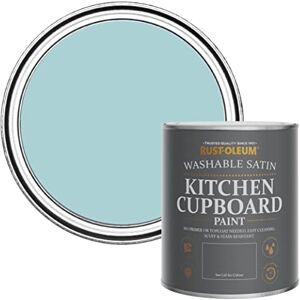 Rust-Oleum Blue Scrubbable Kitchen Cupboard Paint in Satin Finish Little Cyclades 750ml (SHDRCT1832) Rust-Oleum Blue Scrubbable Kitchen Cupboard Paint in Satin Finish Little Cyclades 750ml (SHDRCT1832)