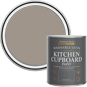Rust-Oleum Brown Scrubbable Kitchen Cupboard Paint in Satin Finish Whipped Truffle 750ml Rust-Oleum Brown Scrubbable Kitchen Cupboard Paint in Satin Finish Whipped Truffle 750ml