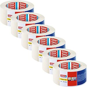 tesa UK tesa Indoor Masking Tape, 7 Day Residue Free Removal Painters Tape for Painting and Decorating 50 m x 50 mm 6 Pack tesa UK tesa Indoor Masking Tape, 7 Day Residue Free Removal Painters Tape for Painting and Decorating 50 m x 50 mm 6 Pack