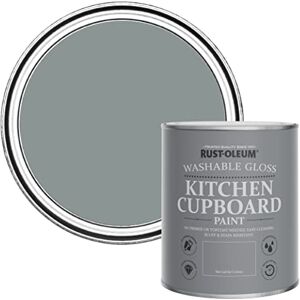Rust-Oleum Grey Kitchen Cupboard Paint in Gloss Finish Slate 750ml Rust-Oleum Grey Kitchen Cupboard Paint in Gloss Finish Slate 750ml