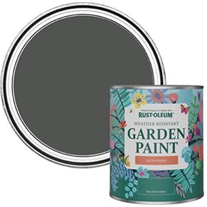 Rust-Oleum Grey Mould-Resistant Garden Paint In Satin Finish Graphite 750ml Rust-Oleum Grey Mould-Resistant Garden Paint In Satin Finish Graphite 750ml
