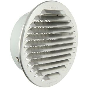 La Ventilazione The gtap125r-y Ventilation Grill Round Recessed, Aluminium, 150 mm La Ventilazione The gtap125r-y Ventilation Grill Round Recessed, Aluminium, 150 mm