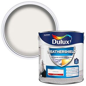 Dulux Weather Shield Exterior High Gloss Paint, 2.5 L Pure Brilliant White Dulux Weather Shield Exterior High Gloss Paint, 2.5 L Pure Brilliant White