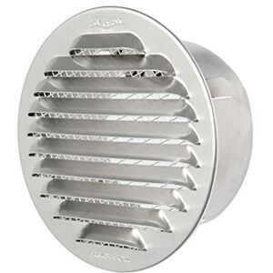 La Ventilazione Ventilation GTR100R-Y grille round recessed downlight, copper, 92mm La Ventilazione Ventilation GTR100R-Y grille round recessed downlight, copper, 92mm