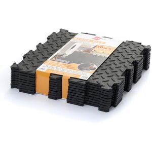 Nicoman Alpha Tile Interlocking Floor Tiles, Recycled Rubber Tile, Anti-Slip Foam Mats for Home Gym, Garage or Workshop, Waterproof, Durable, Easy to Clean, 30x30 cm (Pack of 40) Nicoman Alpha Tile Interlocking Floor Tiles, Recycled Rubber Tile, Anti-Slip Foam Mats for Home Gym, Garage or Workshop, Waterproof, Durable, Easy to Clean, 30x30 cm (Pack of 40)