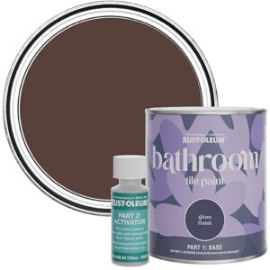 Rust-Oleum Red Water-Resistant Bathroom Tile Paint In Gloss Valentina 750ml Rust-Oleum Red Water-Resistant Bathroom Tile Paint In Gloss Valentina 750ml