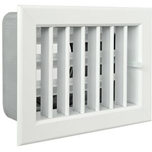 La Ventilazione The gcsib1813100-y Ventilation Grill Built-in for Fireplaces, Aluminium Varnished White, 180 x 130 mm La Ventilazione The gcsib1813100-y Ventilation Grill Built-in for Fireplaces, Aluminium Varnished White, 180 x 130 mm