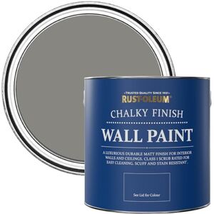 Rust-Oleum Grey Wall and Ceiling Paint in a Chalky Matt Finish Art School 2.5L Rust-Oleum Grey Wall and Ceiling Paint in a Chalky Matt Finish Art School 2.5L