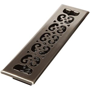 Decor Grates SPH212-NKL Scroll Floor Register, Brushed Nickel Finish, 2 x 12-Inch Decor Grates SPH212-NKL Scroll Floor Register, Brushed Nickel Finish, 2 x 12-Inch