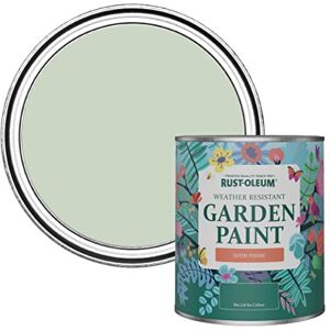 Rust-Oleum Green Mould-Resistant Garden Paint In Satin Finish Laurel Green 750ml Rust-Oleum Green Mould-Resistant Garden Paint In Satin Finish Laurel Green 750ml