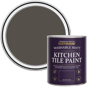 Rust-Oleum Brown water resistant Kitchen Tile Paint in Matt Finish Fallow 750ml Rust-Oleum Brown water resistant Kitchen Tile Paint in Matt Finish Fallow 750ml