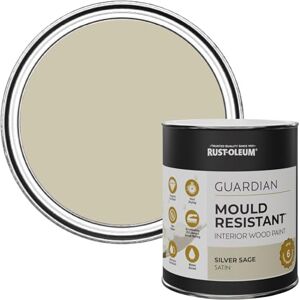 Rust-Oleum Green Guardian Mould Resistant Interior Wood Paint in Satin Finish Silver Sage 750ml Rust-Oleum Green Guardian Mould Resistant Interior Wood Paint in Satin Finish Silver Sage 750ml