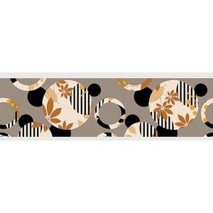 AG Design AWB 8272 Self-Adhesive Border, Circles Flowers, Self-Adhesive Decoration for Walls, Furniture, Wallpaper, Wall Coverings and Doors, Film, Multicoloured, Width 500 cm x Height 14 cm AG Design AWB 8272 Self-Adhesive Border, Circles Flowers, Self-Adhesive Decoration for Walls, Furniture, Wallpaper, Wall Coverings and Doors, Film, Multicoloured, Width 500 cm x Height 14 cm