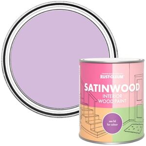 Rust-Oleum Purple Satinwood Interior Wood Paint Violet Macaroon 750ml Rust-Oleum Purple Satinwood Interior Wood Paint Violet Macaroon 750ml