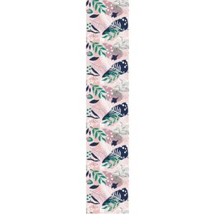 Ambiance Sticker Pre-Pasted Non-Woven Wallpaper roll Tropical Pink and Navy Blue Decorative Adhesive – 1 roll of 300 x 60 cm Ambiance Sticker Pre-Pasted Non-Woven Wallpaper roll Tropical Pink and Navy Blue Decorative Adhesive – 1 roll of 300 x 60 cm