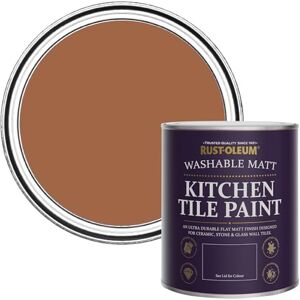 Rust-Oleum Water-Resistant Kitchen Tile Paint in Matt Finish Cinnamon 750ml Rust-Oleum Water-Resistant Kitchen Tile Paint in Matt Finish Cinnamon 750ml
