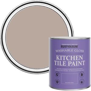 Rust-Oleum Water-Resistant Kitchen Tile Paint in Gloss Finish Oatfield 750ml Rust-Oleum Water-Resistant Kitchen Tile Paint in Gloss Finish Oatfield 750ml