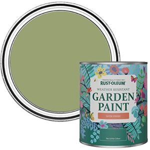 Rust-Oleum Green Mould-Resistant Garden Paint In Satin Finish Familiar Ground 750ml Rust-Oleum Green Mould-Resistant Garden Paint In Satin Finish Familiar Ground 750ml