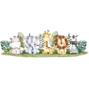 A.S. Création Wallpaper Little Zoo 3,75 m x 2,50 m WALLLOVE Nursery Wallpaper with Coloured Animals, incl. Glue DD129602 A.S. Création Wallpaper Little Zoo 3,75 m x 2,50 m WALLLOVE Nursery Wallpaper with Coloured Animals, incl. Glue DD129602