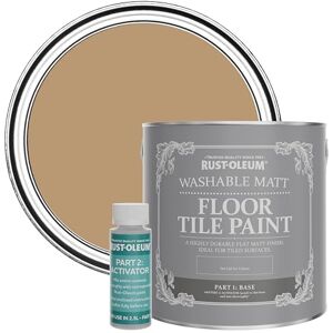 Rust-Oleum Brown Washable Matt Floor Tile Paint Fired Clay 2.5L Rust-Oleum Brown Washable Matt Floor Tile Paint Fired Clay 2.5L