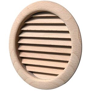 La Ventilazione LGRS125F Round Recessed Beech Wood Ventilation Grille Diameter 140 mm La Ventilazione LGRS125F Round Recessed Beech Wood Ventilation Grille Diameter 140 mm