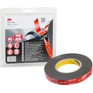 VHB 3M 5952F Double Sided Adhesive Tape Provides adhesion to most powder coated paints, metals, glass, sealed wood, acrylic, polycarbonate and ABS 19mm x 11m, Thickness 1.1mm, Black (1 Roll) VHB 3M 5952F Double Sided Adhesive Tape Provides adhesion to most powder coated paints, metals, glass, sealed wood, acrylic, polycarbonate and ABS 19mm x 11m, Thickness 1.1mm, Black (1 Roll)