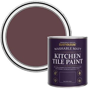 Rust-Oleum Purple water resistant Kitchen Tile Paint in Matt Finish Mulberry Street 750ml Rust-Oleum Purple water resistant Kitchen Tile Paint in Matt Finish Mulberry Street 750ml