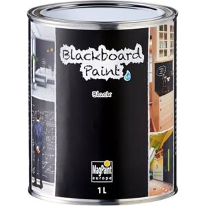 MagPaint Blackboard Paint Black Chalkboard Paint Premium Water Based Suitable for Workplaces, Kitchens, Classrooms and Children's Bedrooms 10m² Coverage, 1L MagPaint Blackboard Paint Black Chalkboard Paint Premium Water Based Suitable for Workplaces, Kitchens, Classrooms and Children's Bedrooms 10m² Coverage, 1L