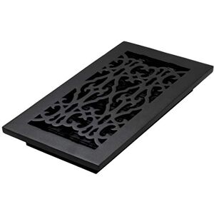 Decor Grates AC612-BLK Victorian Floor Register, Cast Iron Black Finish, 6 x 12 Decor Grates AC612-BLK Victorian Floor Register, Cast Iron Black Finish, 6 x 12