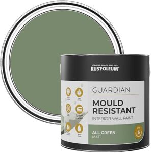 Rust-Oleum Green Guardian Mould Resistant Wall Paint All Green 2.5L Rust-Oleum Green Guardian Mould Resistant Wall Paint All Green 2.5L
