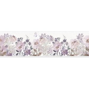 AG Design AWB 8482 Self-Adhesive Border Purple Watercolour Blossom Waterproof Decoration for Walls, Furniture, Wallpaper, Wall Coverings and Doors, Film, Width 500 cm x Height 13.8 cm AG Design AWB 8482 Self-Adhesive Border Purple Watercolour Blossom Waterproof Decoration for Walls, Furniture, Wallpaper, Wall Coverings and Doors, Film, Width 500 cm x Height 13.8 cm