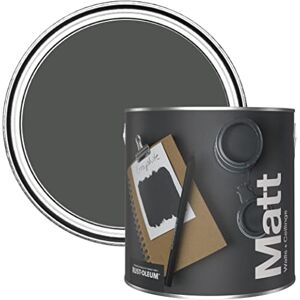 Rust-Oleum Colours Matt Emulsion Wall and Ceiling Paint Graphite 2.5L Rust-Oleum Colours Matt Emulsion Wall and Ceiling Paint Graphite 2.5L