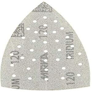 Mirka Iridium Sanding Triangle Premium Sandpaper 100x152x152mm 36-hole Grip, Grit 120, 50 pcs/For sanding paint, putty, primer, wood, steel, mineral materials, plastic. Mirka Iridium Sanding Triangle Premium Sandpaper 100x152x152mm 36-hole Grip, Grit 120, 50 pcs/For sanding paint, putty, primer, wood, steel, mineral materials, plastic.