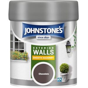Johnstone's Johnstone’s – Exterior Smooth Masonry Paint Tester Pot – Chocolate – Up to 15 Years Protection – Weather & Dirt Resistant – 12m2 Coverage Per Litre Dry in 1-2 Hours – 225 ml Johnstone's Johnstone’s – Exterior Smooth Masonry Paint Tester Pot – Chocolate – Up to 15 Years Protection – Weather & Dirt Resistant – 12m2 Coverage Per Litre Dry in 1-2 Hours – 225 ml