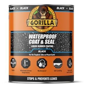 Gorilla 84756 Waterproof Coat & Seal Black 473ml Gorilla 84756 Waterproof Coat & Seal Black 473ml