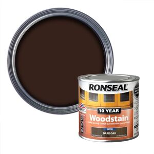 Ronseal 10 Year Woodstain Dark Oak 250ml Ronseal 10 Year Woodstain Dark Oak 250ml