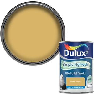 Dulux Simply Refresh Feature Wall Matt Emulsion Paint Golden Sands 1.25L, 5569247 Dulux Simply Refresh Feature Wall Matt Emulsion Paint Golden Sands 1.25L, 5569247