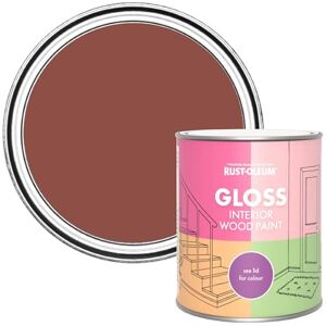 Rust-Oleum Red Interior Wood Paint in Gloss Finish Fire Brick 750ml Rust-Oleum Red Interior Wood Paint in Gloss Finish Fire Brick 750ml