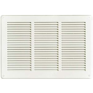 La Ventilazione The Ventilation GL3424B Ventilation Grille Rectangular in White Painted Sheet Metal by Ablappen, Dimensions 340 x 240 mm La Ventilazione The Ventilation GL3424B Ventilation Grille Rectangular in White Painted Sheet Metal by Ablappen, Dimensions 340 x 240 mm