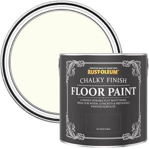 Rust-Oleum Off White Scratch-Proof Floor Paint in Matt Finish Antique White 2.5L Rust-Oleum Off White Scratch-Proof Floor Paint in Matt Finish Antique White 2.5L