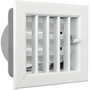 La Ventilazione GCSIB1413080 Built-in Ventilation Grille for fireplaces, White Aluminium, 140x130 mm La Ventilazione GCSIB1413080 Built-in Ventilation Grille for fireplaces, White Aluminium, 140x130 mm