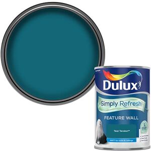 Dulux Simply Refresh Feature Wall Matt Emulsion Paint Teal Tension 1.25L, 5569246 Dulux Simply Refresh Feature Wall Matt Emulsion Paint Teal Tension 1.25L, 5569246
