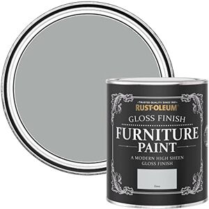 Rust-Oleum Light Grey Furniture & Skirting Board Paint in Gloss Finish Dove 750ml Rust-Oleum Light Grey Furniture & Skirting Board Paint in Gloss Finish Dove 750ml