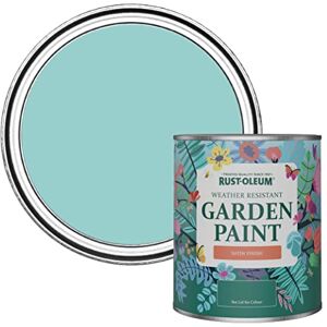 Rust-Oleum Blue Mould-Resistant Garden Paint In Satin Finish Teal 750ml Rust-Oleum Blue Mould-Resistant Garden Paint In Satin Finish Teal 750ml